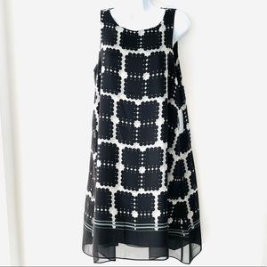 Max Studio Modern Print Dress S NWT